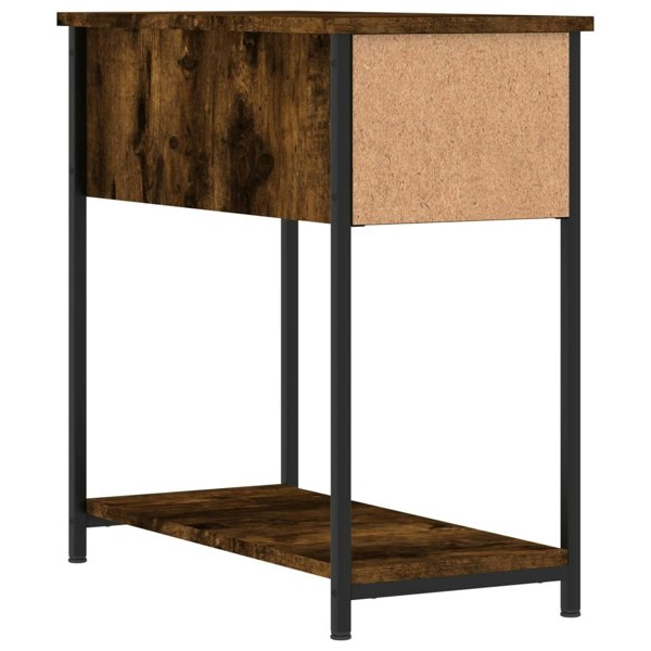 Berkfield Bedside Cabinets 2 pcs Smoked Oak 30x60x60 cm Engineered Wood