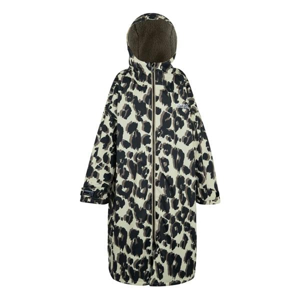 Regatta Unisex Adult Leopard Print Changing Robe - Multicoloured