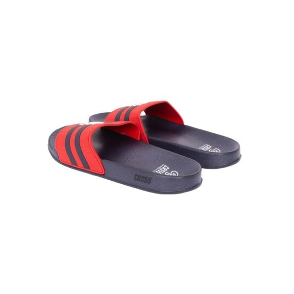 Crosshatch Mens Hamlax Sliders - Red