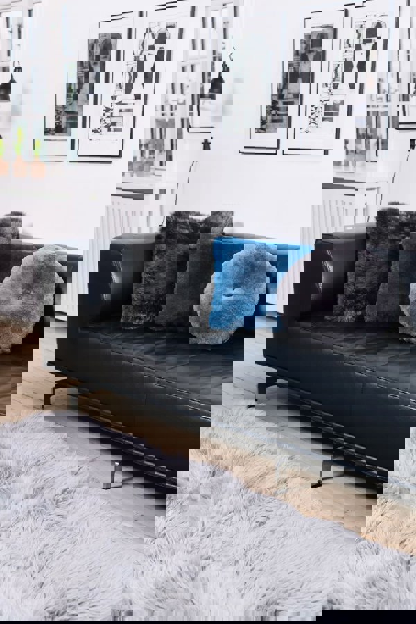 Long Wool Sheepskin Design Rug | 120x180 cm