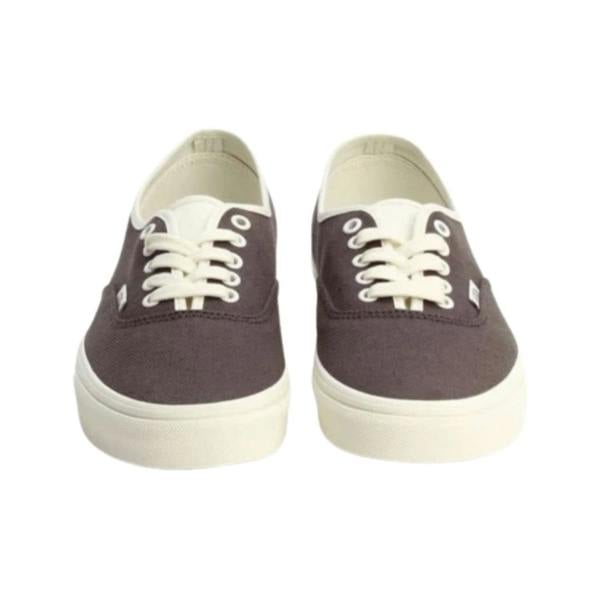 Vans Authentic Linen Turkish Coffee Brown Trainers UK 7.5