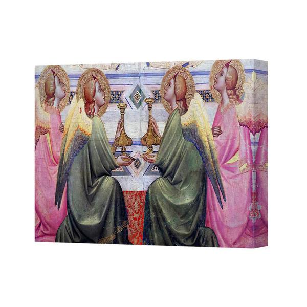 Benjamin Tate Design Angels At The Table Canvas Wall Art Print Religious Artwork