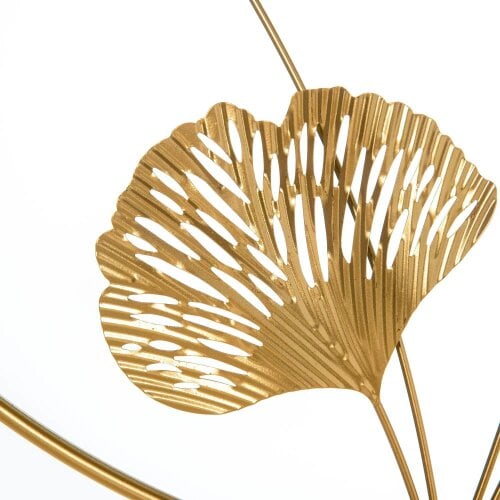 Bobobiy Large Metal Wall Art, Horizontal or Vertical Metal Hanging Decoration Entryway, Gold Silver