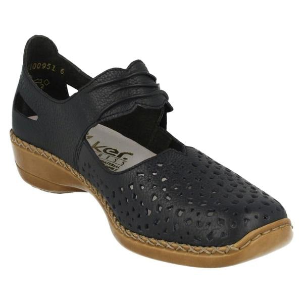 Rieker Ladies Rieker Cut Out Mary Jane Shoes 41399