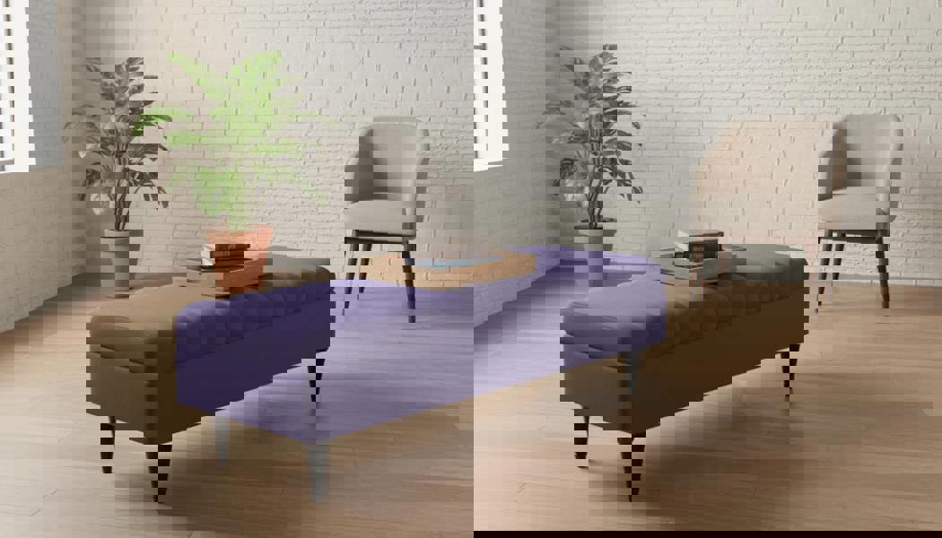 Romo Panel Storage Ottoman Bench Seat – Hidden Storage Coffee Table for Living Room UK - ISTOOLS