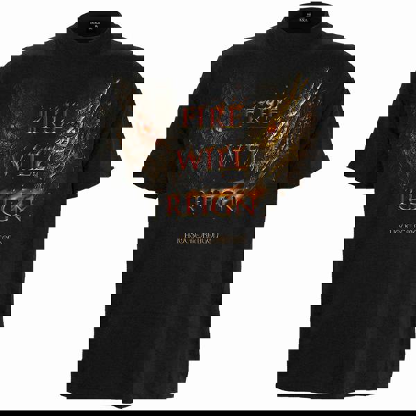 HOD 2 - FIRE WILL REIGN - Front Print T-Shirt Black