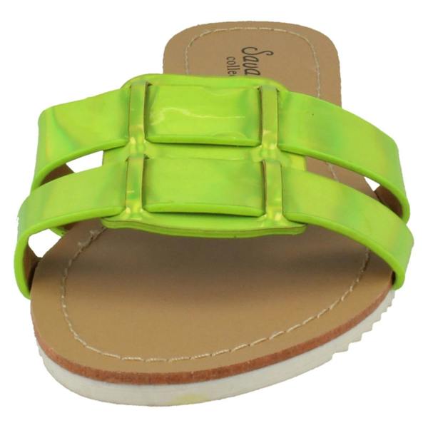 Savannah Ladies Savannah Flat Two Strap Mule