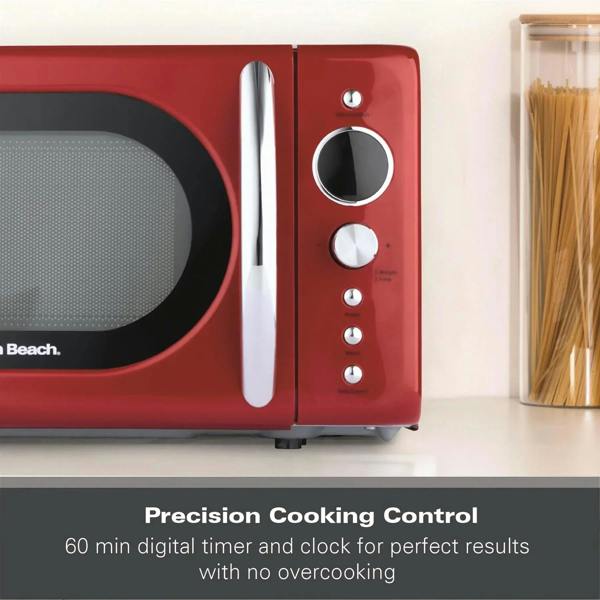 Hamilton Beach 20L Retro Red Microwave - Hamilton Beach UK