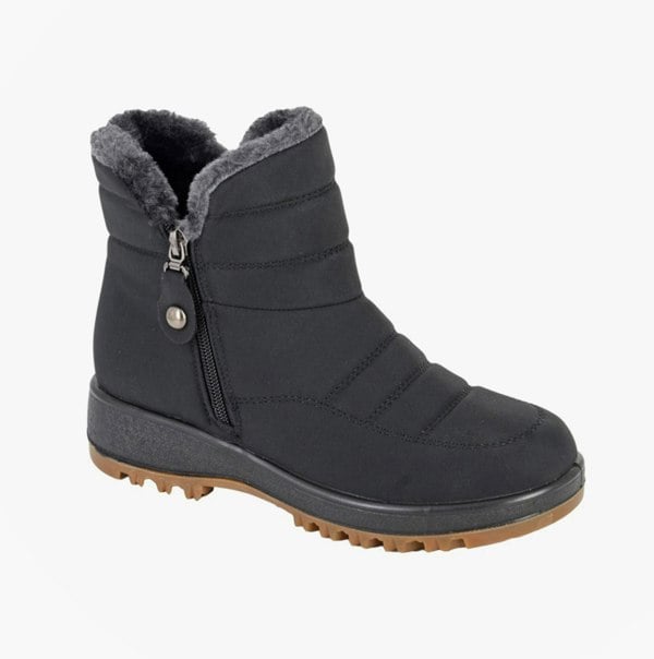 Boulevard L587A Womens Boots Black