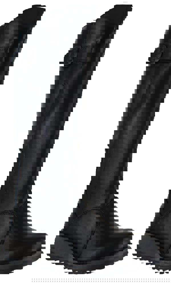 Fly London Mol 2 Womens Zip-Up Leather Wedged Knee High Leg Boots