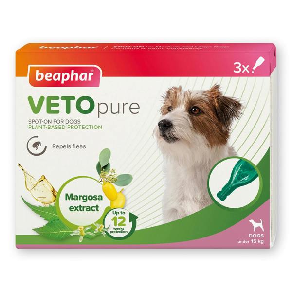 Beaphar Vetopure Small Dog Spot On - 3 Pipettes