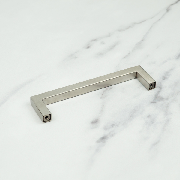Handle & Home Brushed Nickel Square Cabinet Handles