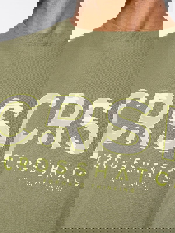 Crosshatch Fratter T-Shirt Olive