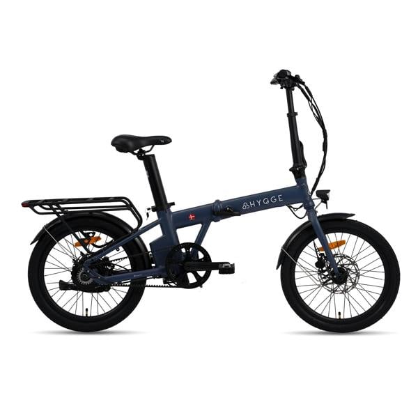 Hygge Bikes Virum Auto 2026 Folding E-Bike, Automatic 3-Speed, Belt Drive – Nocturne Blue