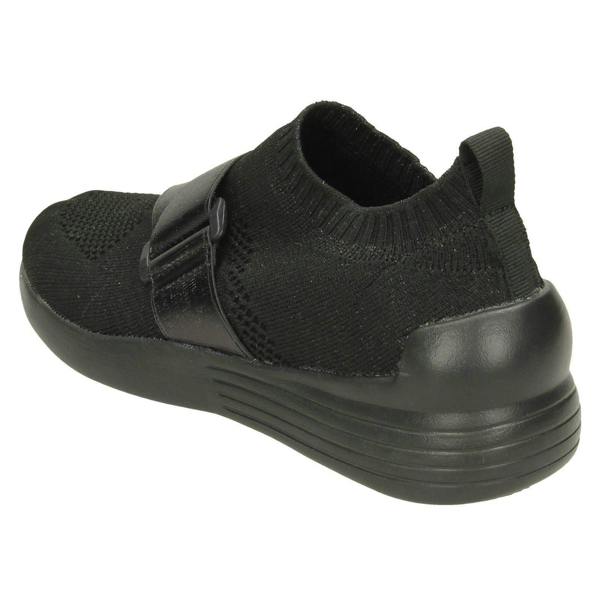 Reflex Ladies Reflex Ribbed Elasticated Pumps F7093
