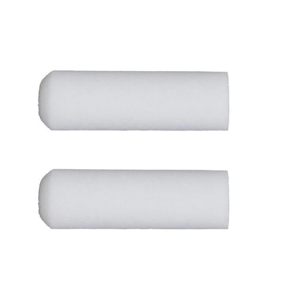 Harris Ultimate Woodwork Stain & Varnish Roller Sleeves (Pack of 2) - White - 