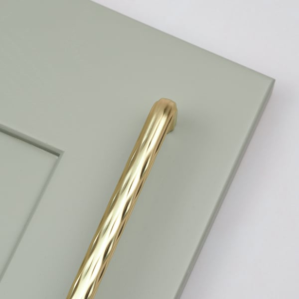 Handle & Home Brushed Brass Textured Handles