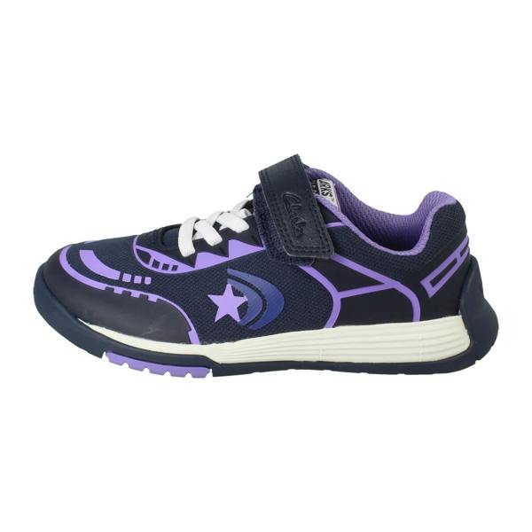 Clarks Unisex Childrens Clarks Hook and Loop Casual Trainers Cica Star Flex K
