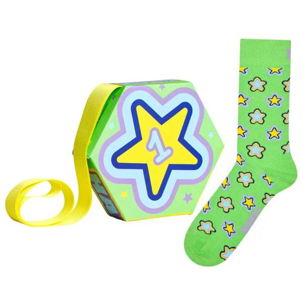 Happy Socks 1-Pack Superstar Gift Set