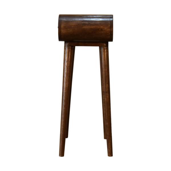 Artisan Furniture Solid Wood Chestnut London Mini Chestnut Console, 1 Drawer, Brown