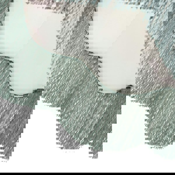 Duck Egg and Pink Rose Victorian Lamp Shade with Embroidered Trims Image 4