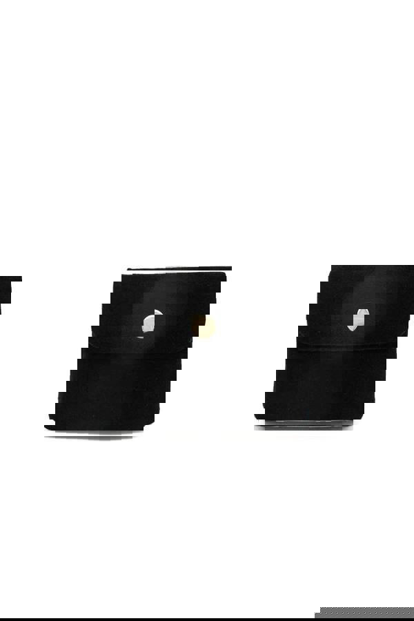 Pluspup Compact Snap Button Slim Fit Italian Genuine Suede Purse