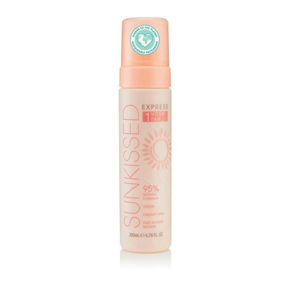 Sunkissed Express 1 Hour Self Tanning 200ml 95%  Natural
