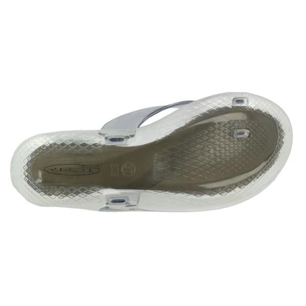 Spot On Ladies Spot On X-Toe Jelly Sandals
