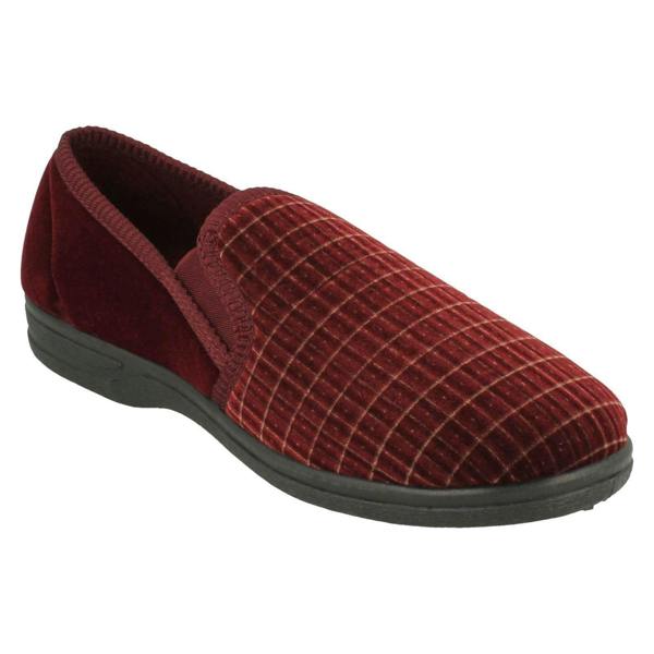 Slippers Mens Slippers Checkered Pattern Full Slippers - Ryan
