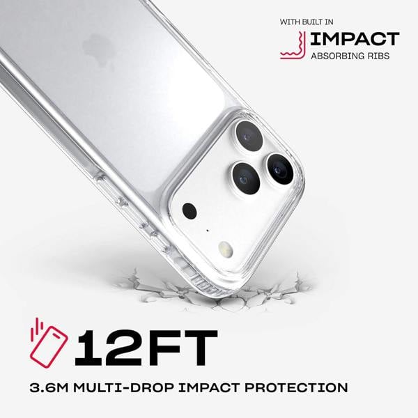 Tech21 Evo Clear Case for iPhone 17/18 Pro Max 6.9" Clear - T21-11713