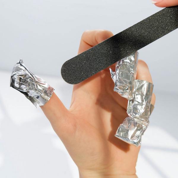 Nail HQ Gel Nail Remover Foil Wraps - 100 Pieces