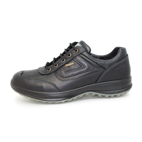 Grisport Mens Airwalker Leather Walking Shoes - Black