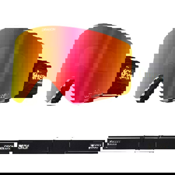 Dragon R1 OTG - Icon Red with Lumalens Red Ionized & Lumalens Light Rose Lens