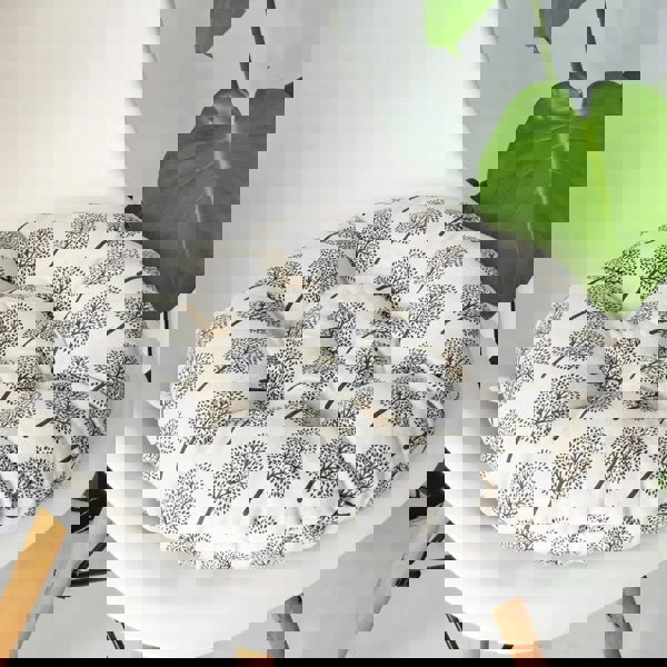 Anyhouz Anypillow White Tree Print Pillow Soft Decorative Cushion