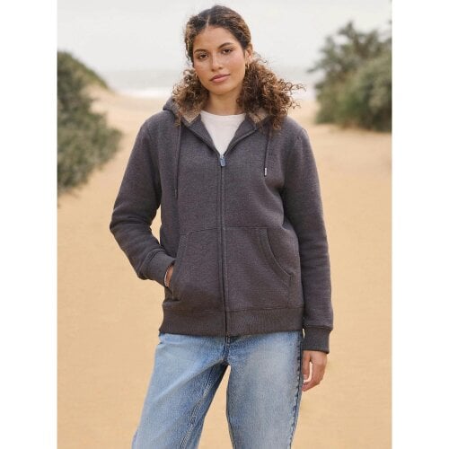 Animal Womens Zuri Full Zip Hoodie - Brown