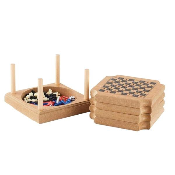 MidOcean CoastGame Coaster Set - Wood - 