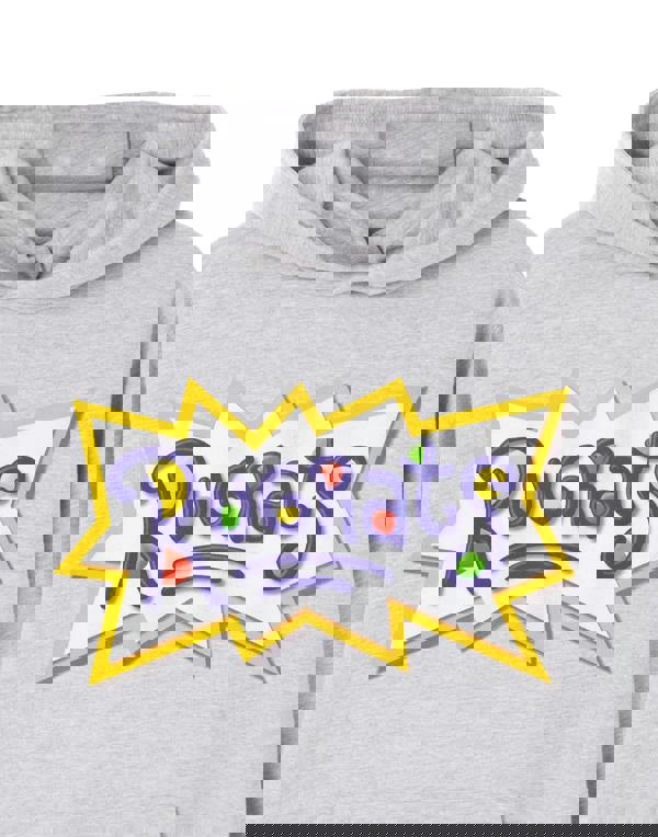 Rugrats Unisex Grey Classic Logo Hoodie