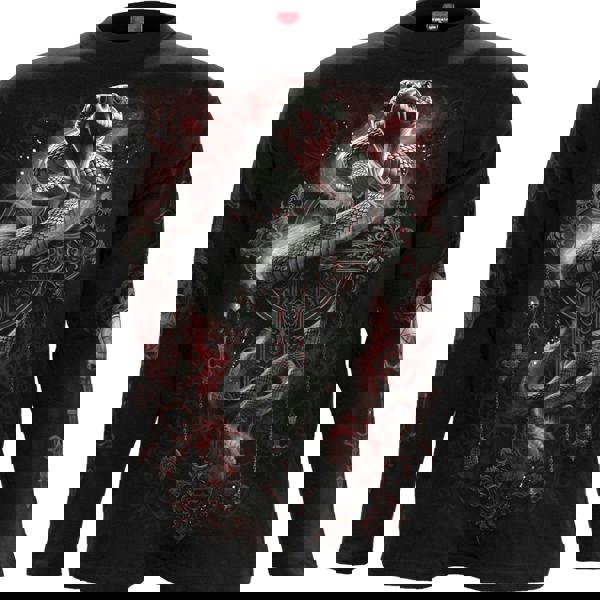 GOTHIC SERPENT - Longsleeve T-Shirt Black