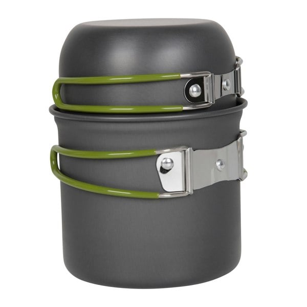 Mountain Warehouse Plain Cookware Set - Charcoal