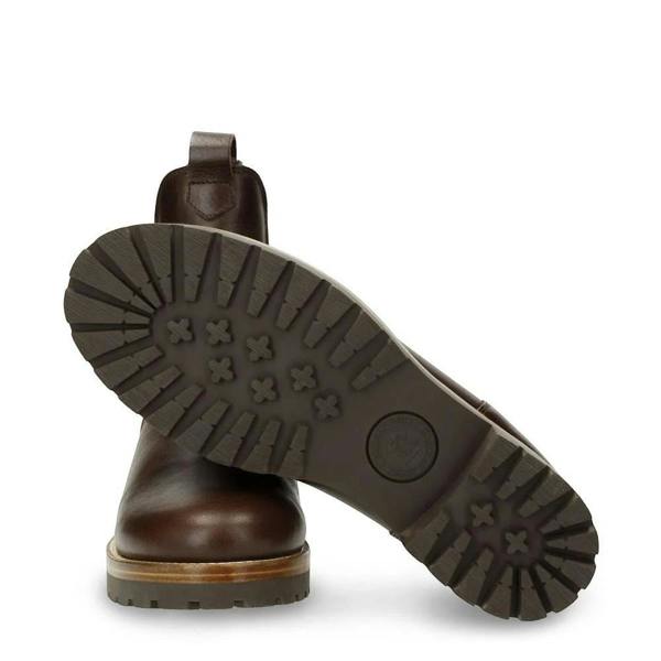 Panama Jack Francesca B13 - Women's Brown Leather Chelsea Boots