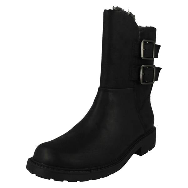 Clarks Ladies Clarks Warmlined Ankle Boots Orinoco2 Buckle