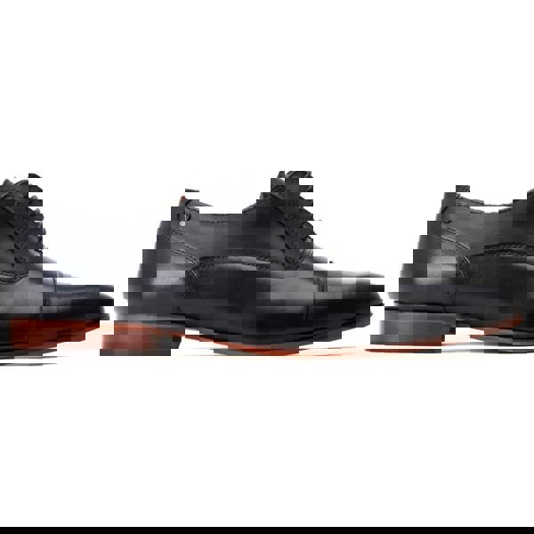 Base London Angelo Leather Men's Black Oxford Shoes