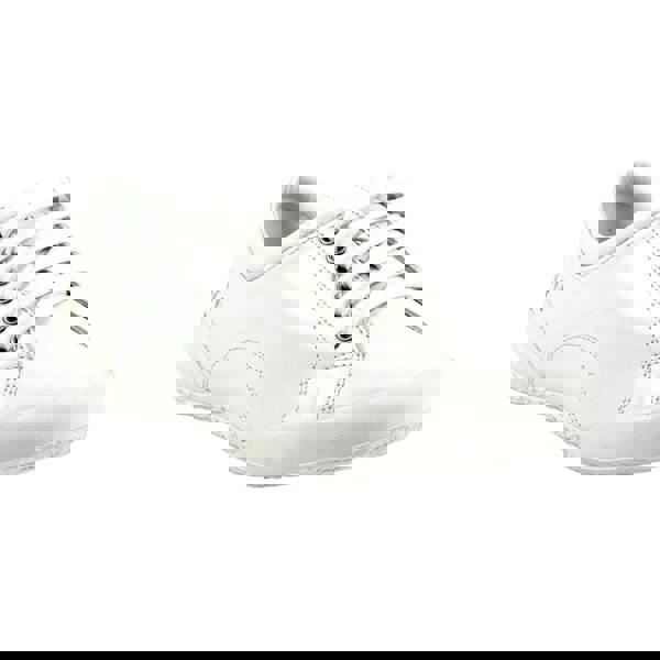 Lunar Womens/Ladies Carrick II Leather Trainers - White - 