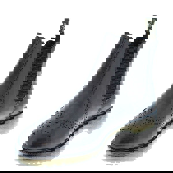 Frank James Warkton Leather Pull On Mens Brogue Chelsea Boots