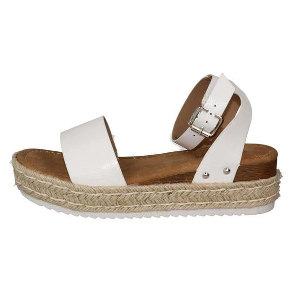 Savannah Ladies Savannah Ankle Strap Wide Fit Sandals F12042