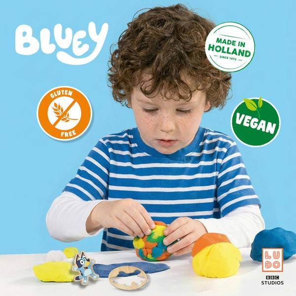 SES Creative Bluey - Dough 4 × 90 g
