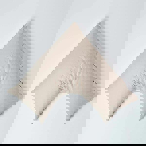 HOMESCAPES French Flax Linen V Shaped Pillowcase