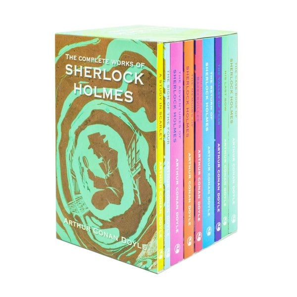 The Complete Works of Sherlock Holmes by Arthur Conan Doyle 9 Books Collection Set