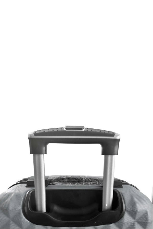 Groundlevel 3pc ABS 4 Wheel Diamond Luggage Set