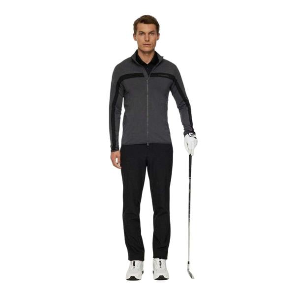 J.Lindeberg Mens Jarvis Logo Track Jacket - Asphalt - 